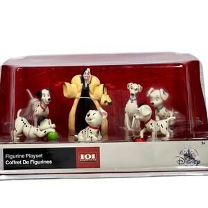 Disney 101 Dalmatians 7-Piece Figurine Play Set-Sealed-New in Box
